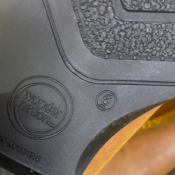 Wonder Nation Brown Western Boots Big kid Boys 6 Cowboy Boots - Picture 10 of 10